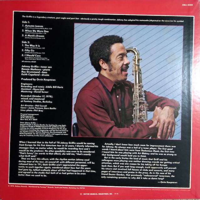 RETURN OF THE GRIFFIN