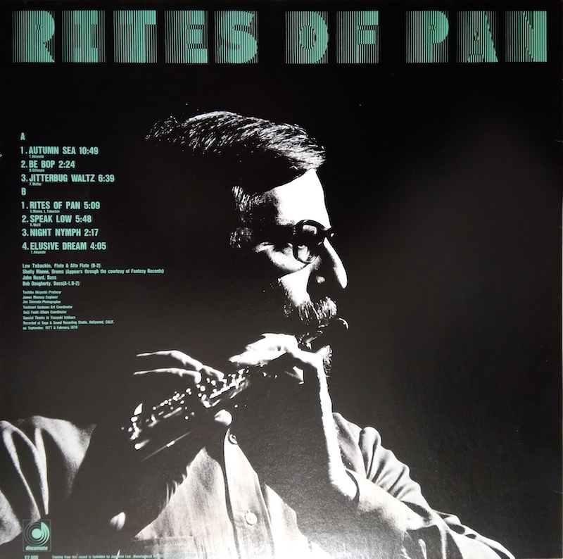 LEW TABACKIN�uRITES OF PAN�v