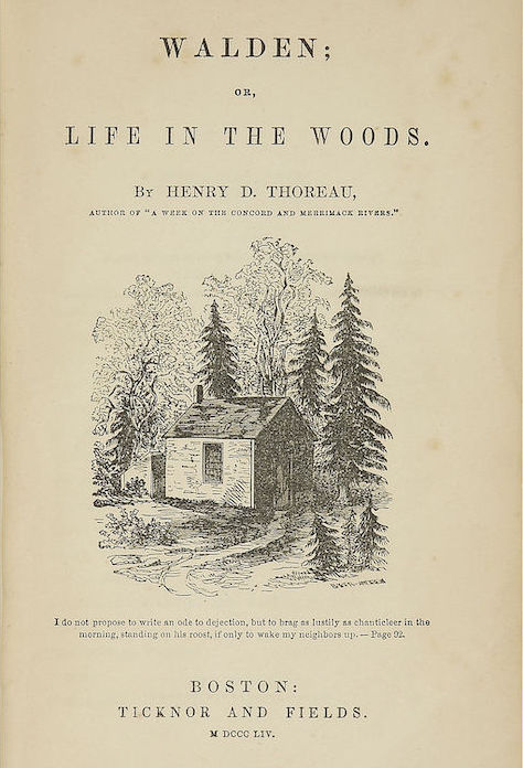 WALDEN, OR THE LIFE IN THE WOODS